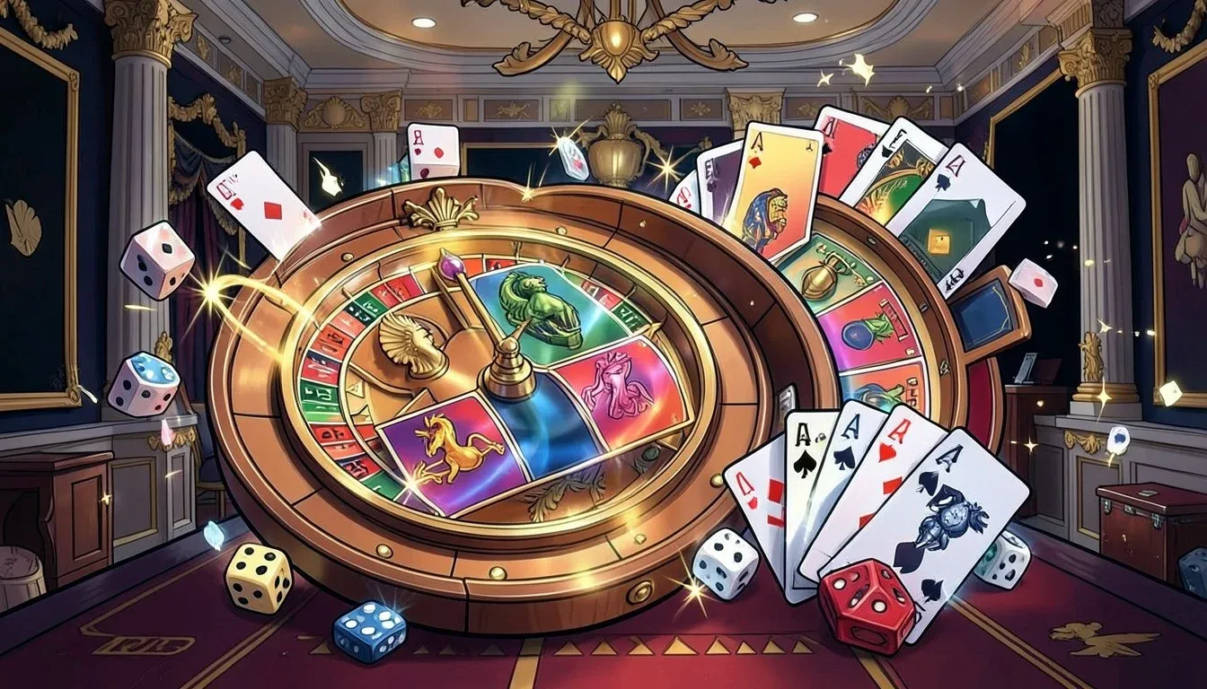 Pokiesurf Casino game lobby with slot and live casino sections